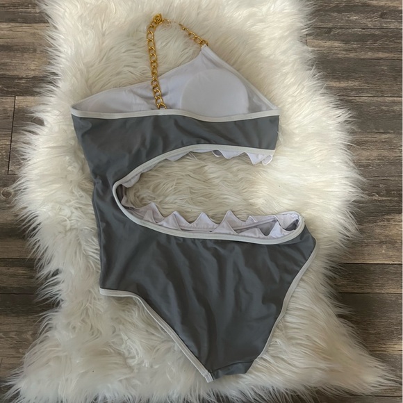 Shark  1 piece swimsuit - Picture 2 of 3